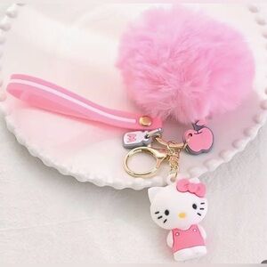 Hello Kitty Bag/Backpack Charm-Key Chain. Adult or Youth. Stocking Stuffer.